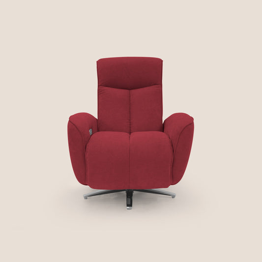 Poltroncina EVA RELAX in morbido tessuto impermeabile T02 rosso
