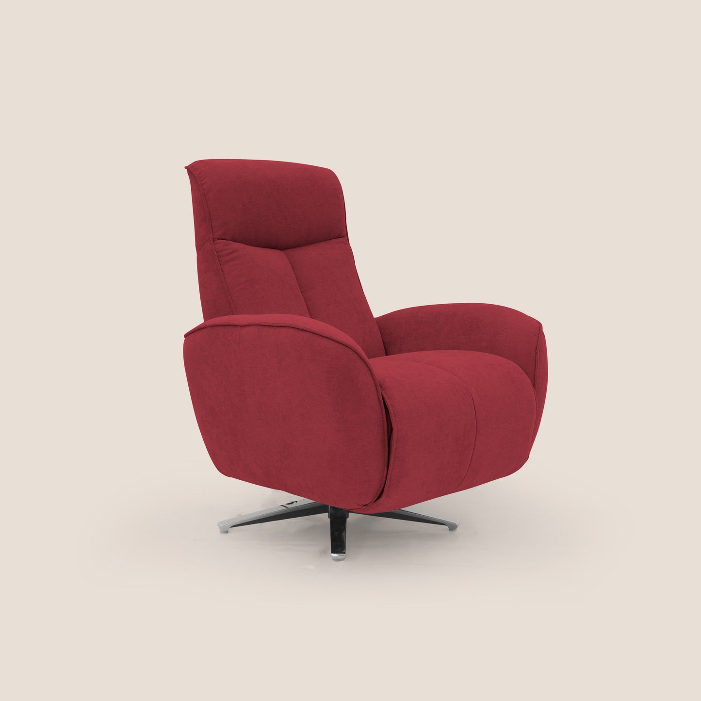 Poltroncina EVA RELAX in morbido tessuto impermeabile T02 ROSSO