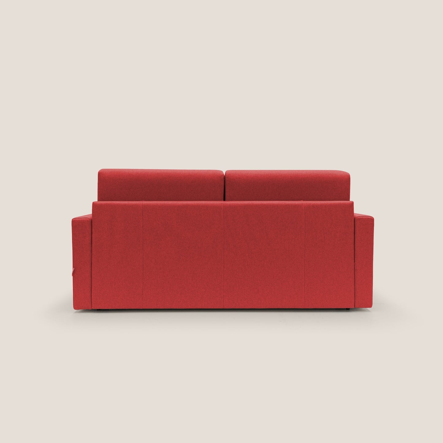 Chris Divano letto matrimoniale in tessuto impermeabile T13 rosso