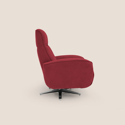 Poltroncina EVA RELAX in morbido tessuto impermeabile T02 rosso
