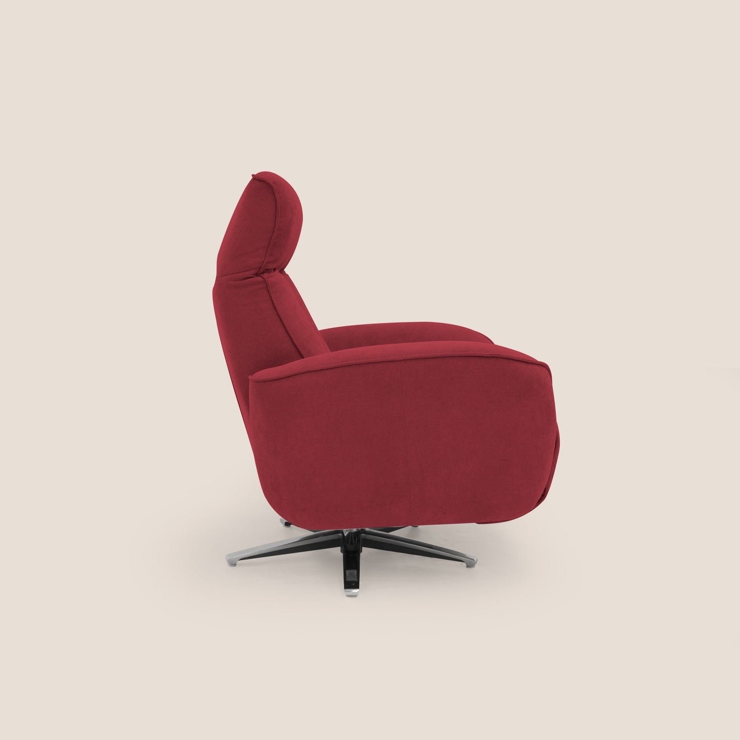 Poltroncina EVA RELAX in morbido tessuto impermeabile T02 rosso