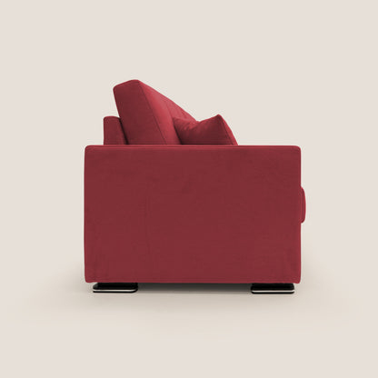 Giove divano in morbido tessuto impermeabile T02 rosso