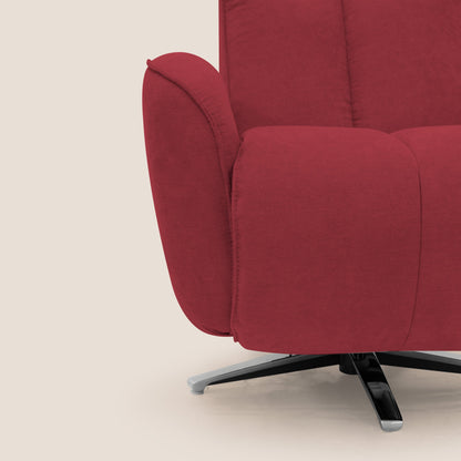 Poltroncina EVA RELAX in morbido tessuto impermeabile T02 ROSSO