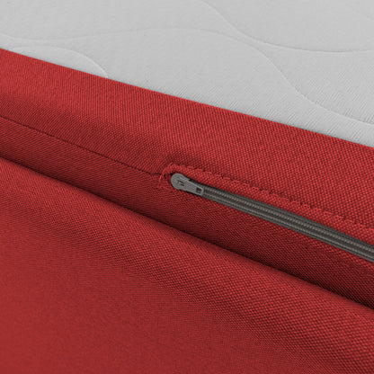 Brenta Divano duplex con doppio letto in tessuto simil cotone impermeabile T13 rosso 