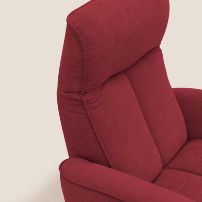 Poltroncina EVA RELAX in morbido tessuto impermeabile T02 rosso