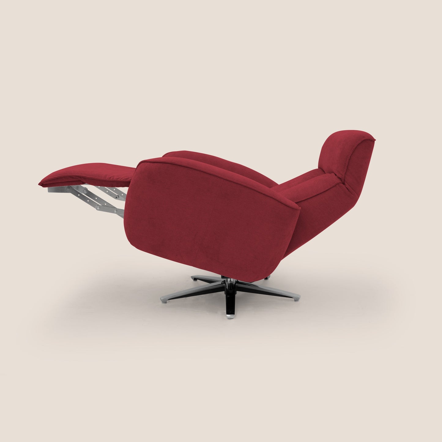 Poltroncina EVA RELAX in morbido tessuto impermeabile T02 rosso