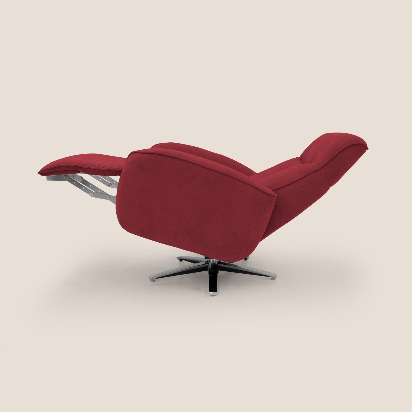 Poltroncina EVA RELAX in morbido tessuto impermeabile T02 rosso