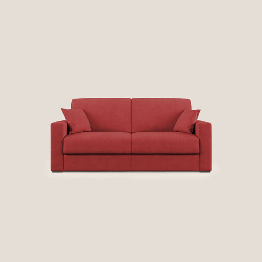 Miglior Divano letto matrimoniale in tessuto impermeabile T02 rosso