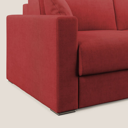 Miglior Divano letto matrimoniale in tessuto impermeabile T02 rosso