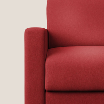 Chris poltrona letto in tessuto impermeabile T13 rosso