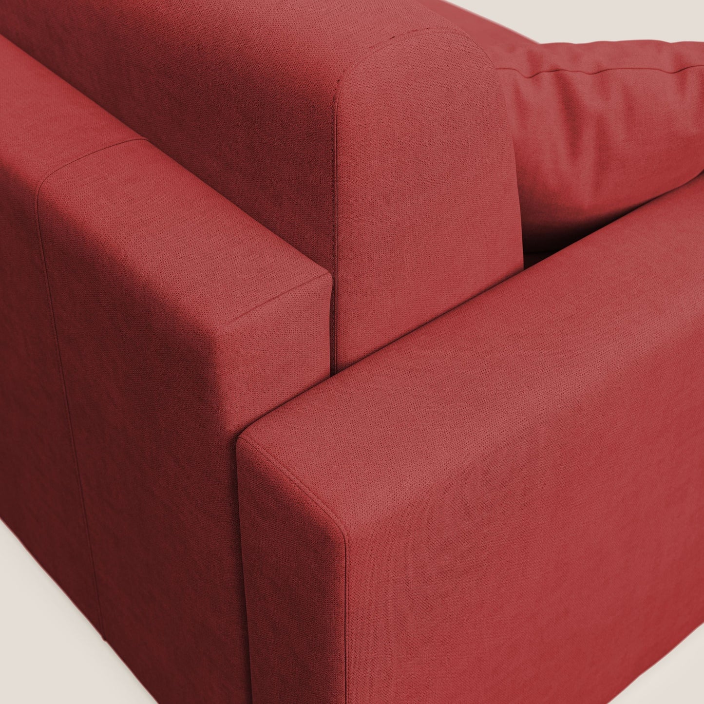 Miglior Divano letto matrimoniale in tessuto impermeabile T02 rosso