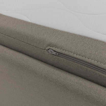 Brenta Divano duplex con doppio letto in tessuto simil cotone impermeabile T13 tortora 