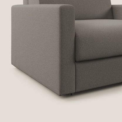 Chris poltrona letto in tessuto impermeabile T13 tortora