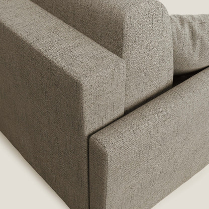 Edgar divano letto angolare in tessuto felis impermeabile T03 marrone