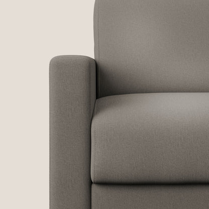 Chris poltrona letto in tessuto impermeabile T13 tortora