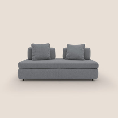 Gransasso Divano letto matrimoniale dal DESIGN innovativo in tessuto impermeabile T03 grigio