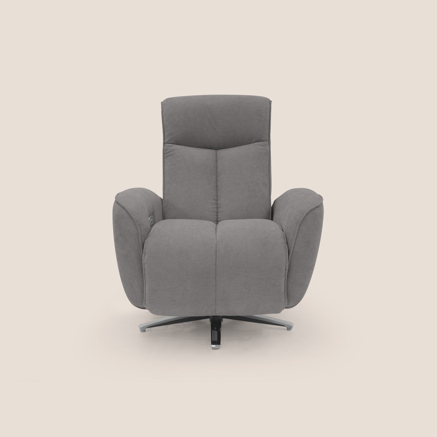 Poltroncina EVA RELAX in morbido tessuto impermeabile T02 grigio