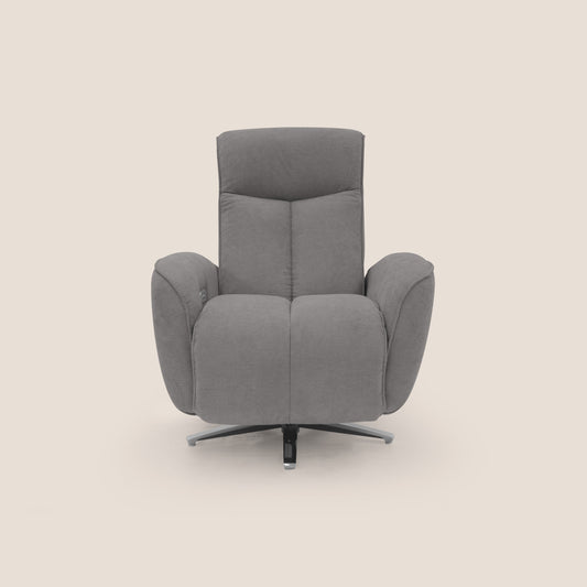 Poltroncina EVA RELAX in morbido tessuto impermeabile T02 grigio