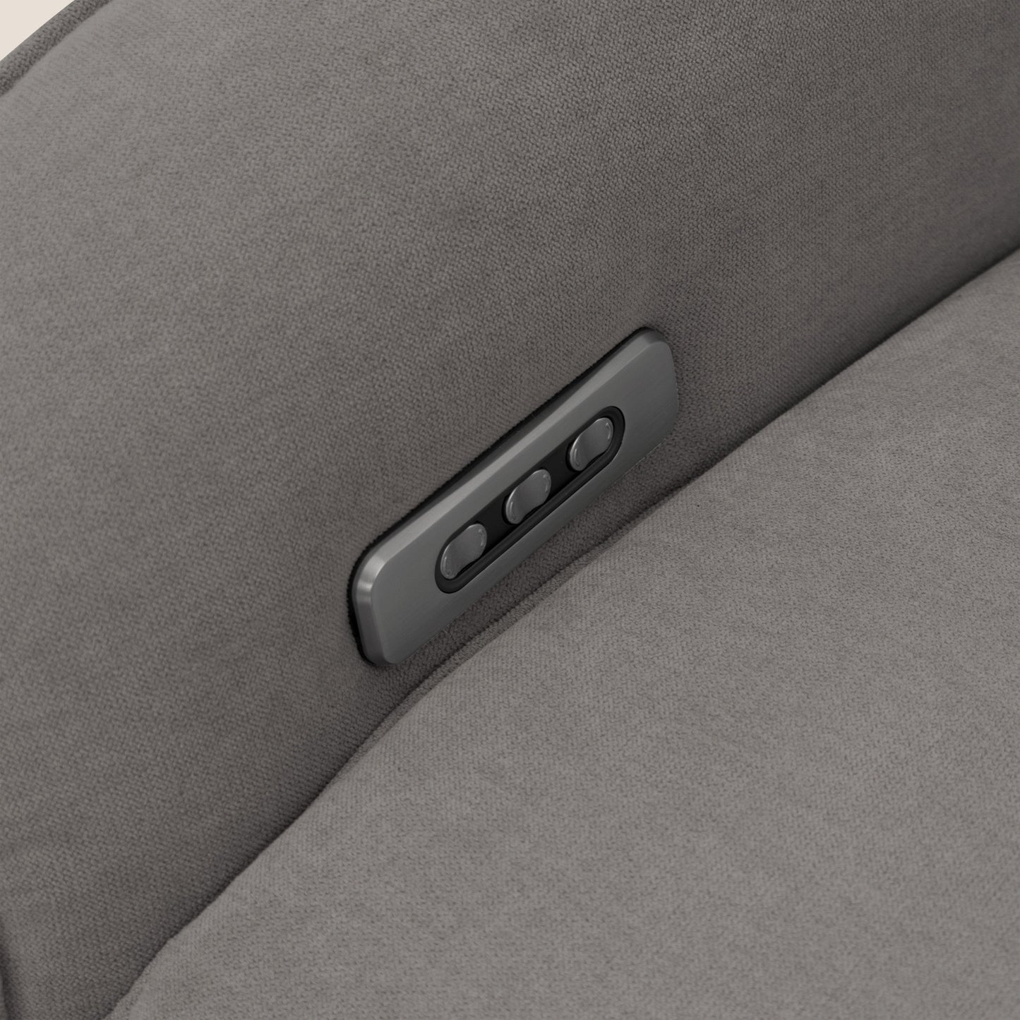 Poltroncina EVA RELAX in morbido tessuto impermeabile T02 grigio