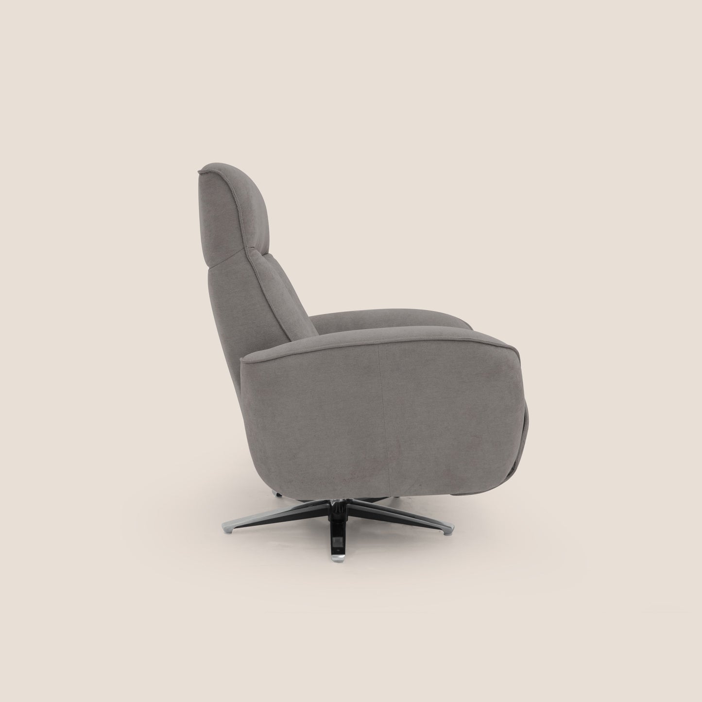 Poltroncina EVA RELAX in morbido tessuto impermeabile T02 grigio
