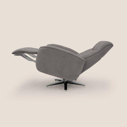 Poltroncina EVA RELAX in morbido tessuto impermeabile T02 grigio