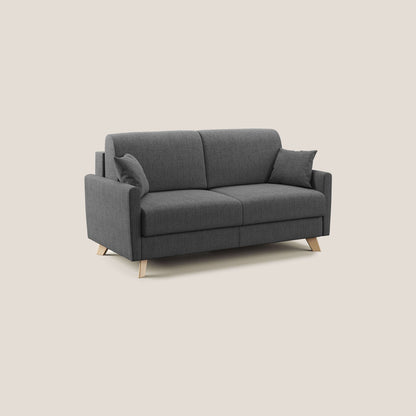 Edgar divano letto matrimoniale in tessuto felis impermeabile T03 grigio 