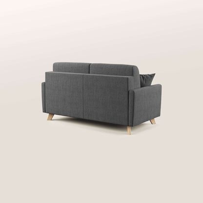 Edgar divano letto matrimoniale in tessuto felis impermeabile T03 grigio 