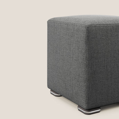Pouf Cube in morbido tessuto impermeabile T03 grigio
