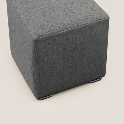 Pouf Cube in morbido tessuto impermeabile T03 grigio