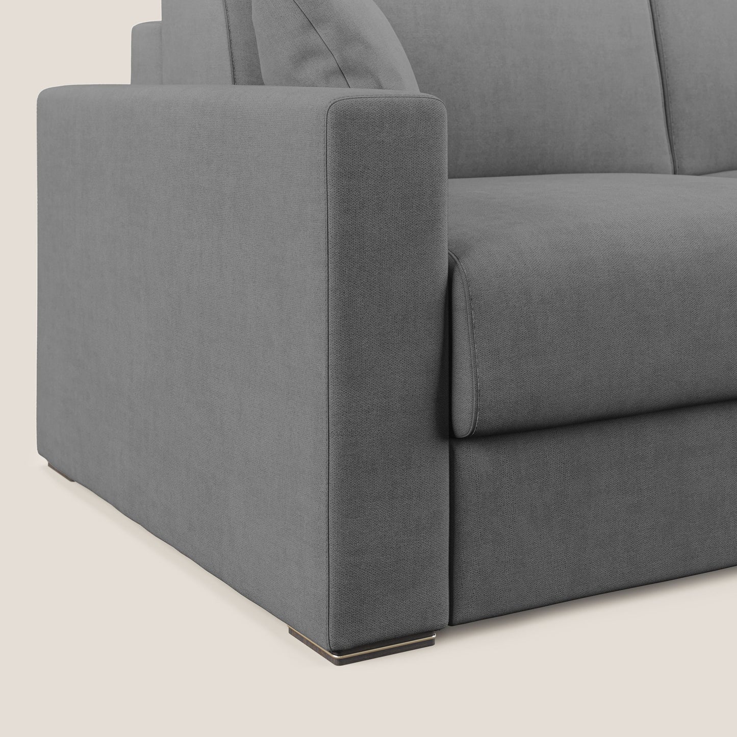 Best Divano letto matrimoniale in tessuto impermeabile T02 grigio