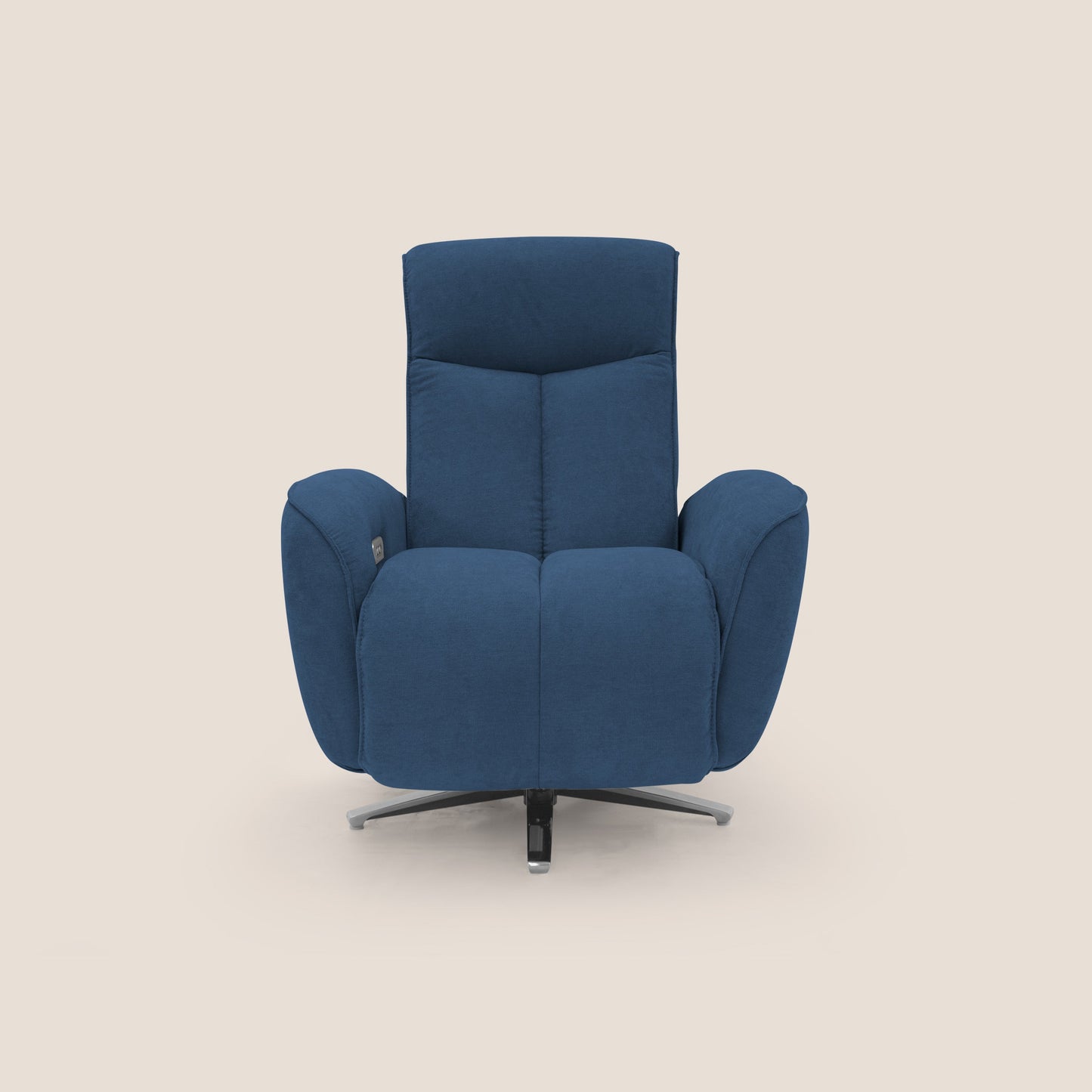 Poltroncina EVA RELAX in morbido tessuto impermeabile T02 blu