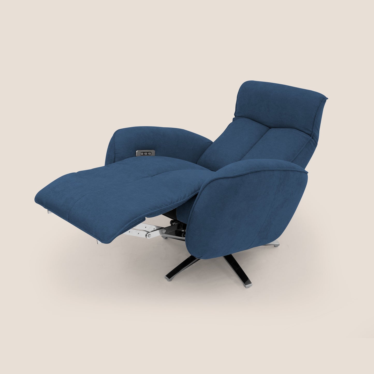 Poltroncina EVA RELAX in morbido tessuto impermeabile T02 blu