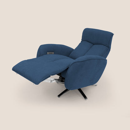 Poltroncina EVA RELAX in morbido tessuto impermeabile T02 blu