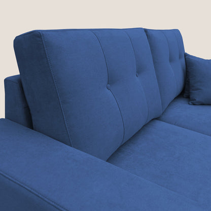 Giove divano in morbido tessuto impermeabile T02 blu