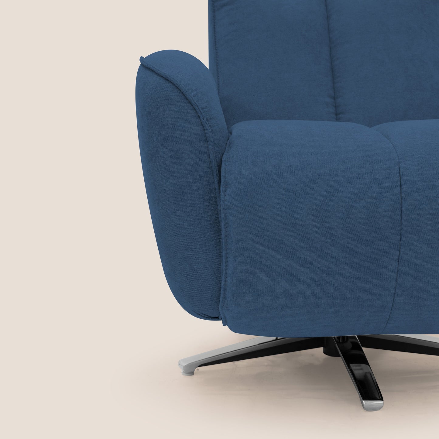 Poltroncina EVA RELAX in morbido tessuto impermeabile T02 blu