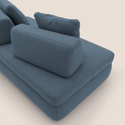 Gransasso Divano letto matrimoniale dal DESIGN innovativo in tessuto impermeabile T03 blu