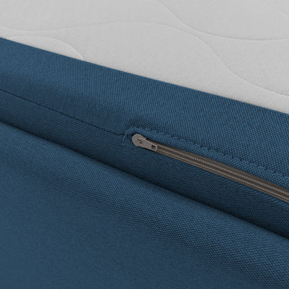 Brera Divano duplex con doppio letto in tessuto simil cotone impermeabile T13 blu