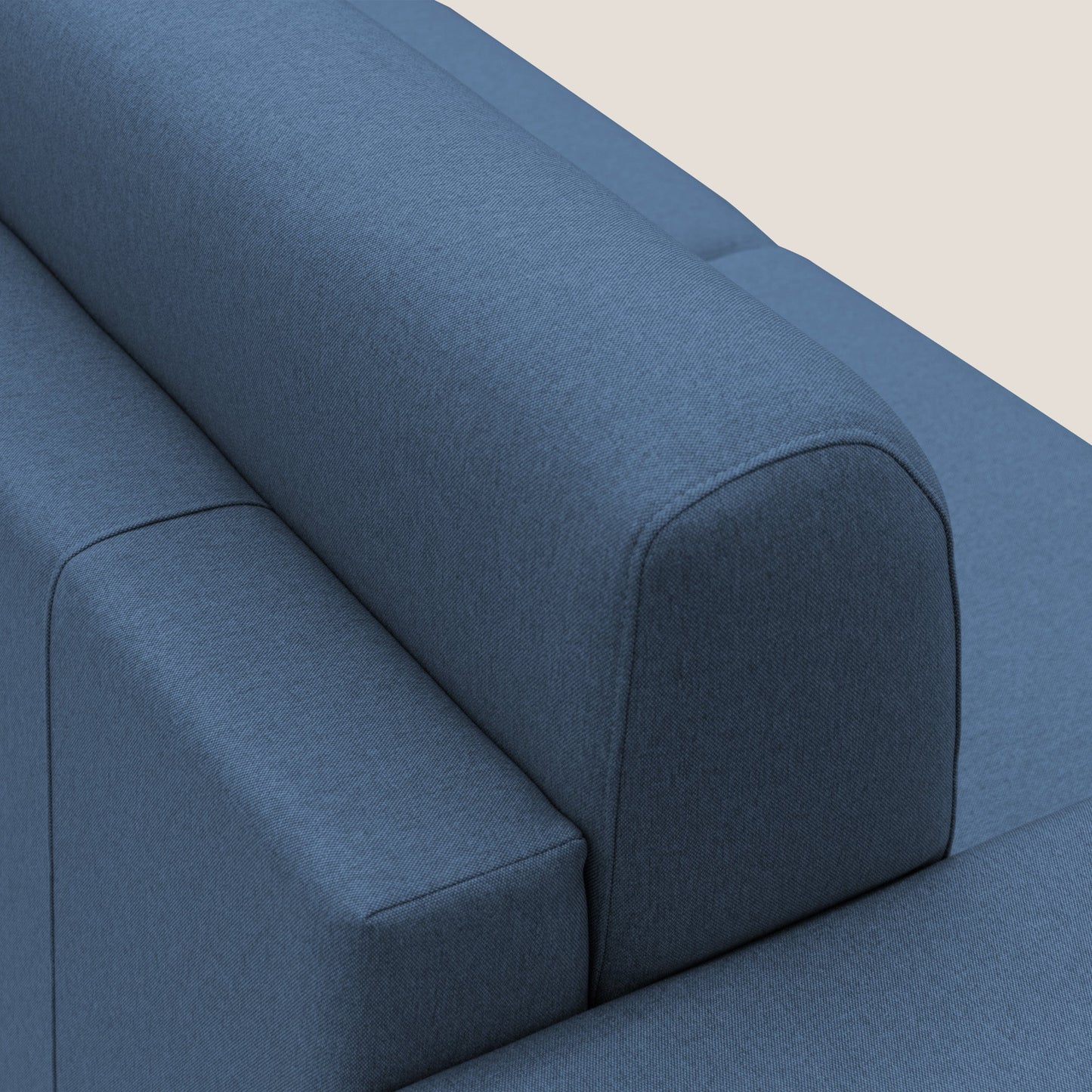 Chris Divano letto matrimoniale in tessuto impermeabile T13 blu