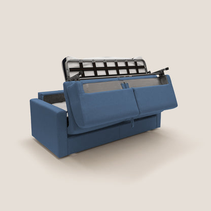 Chris Divano letto matrimoniale in tessuto impermeabile T13 blu