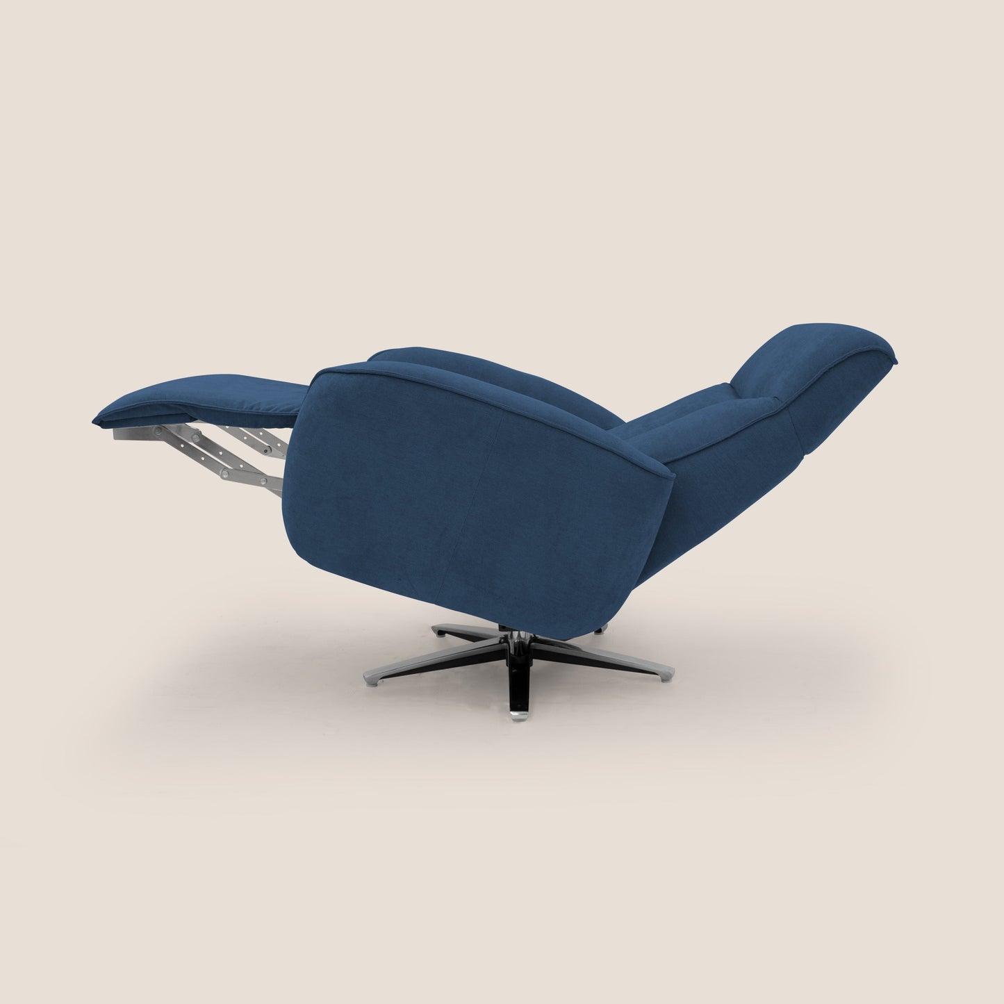 Poltroncina EVA RELAX in morbido tessuto impermeabile T02 blu