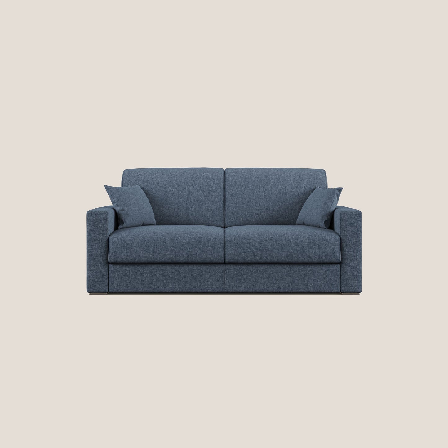 Best Divano letto matrimoniale in tessuto smacchiabile QuickClean T08 blu 