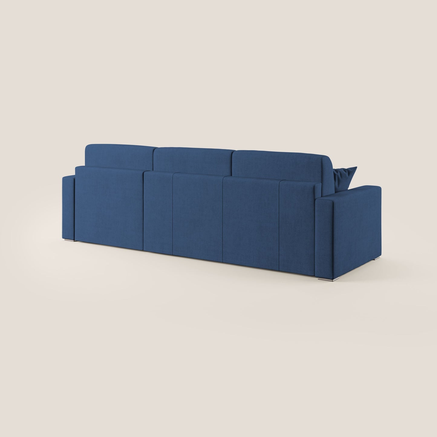 Best Divano letto angolare in tessuto impermeabile T02 blu