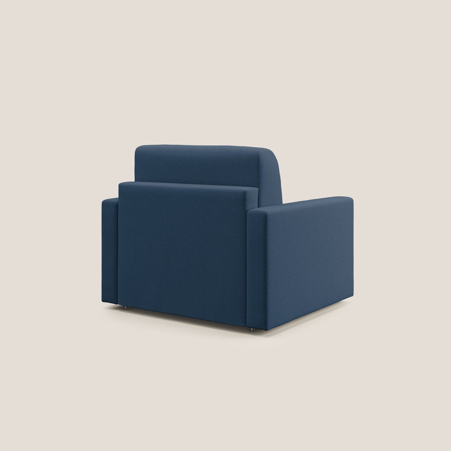 Chris poltrona letto in tessuto impermeabile T13 blu