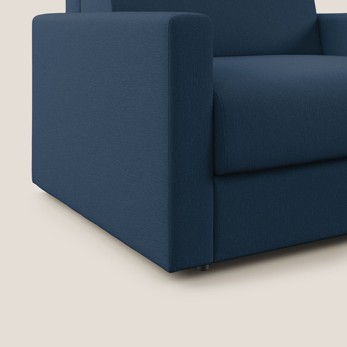 Chris poltrona letto in tessuto impermeabile T13 blu