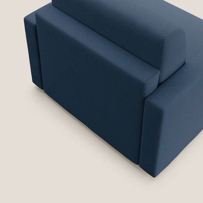 Chris poltrona letto in tessuto impermeabile T13 blu
