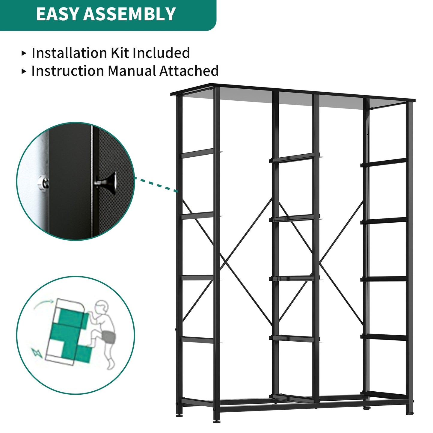 Modern 4/8/10-drawer Bedroom Fabric Dresser Storage Tower with Wood Top