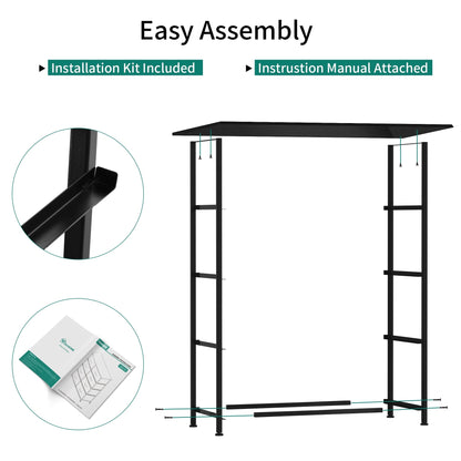 Modern 4/8/10-drawer Bedroom Fabric Dresser Storage Tower with Wood Top