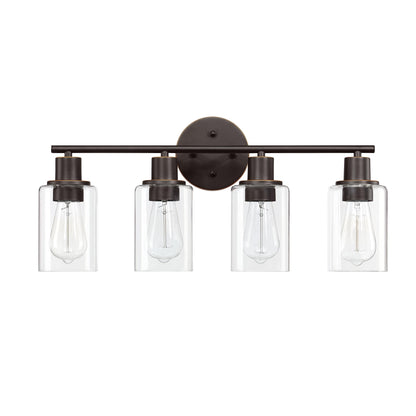 4-Light Vintage Bathroom Vanity Lights