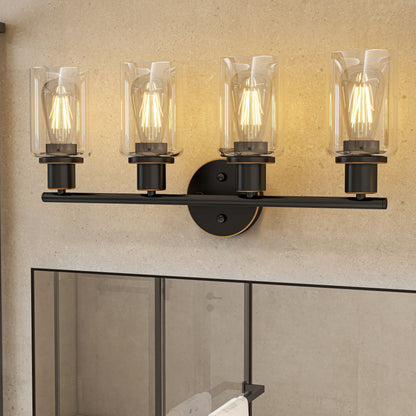 4-Light Vintage Bathroom Vanity Lights