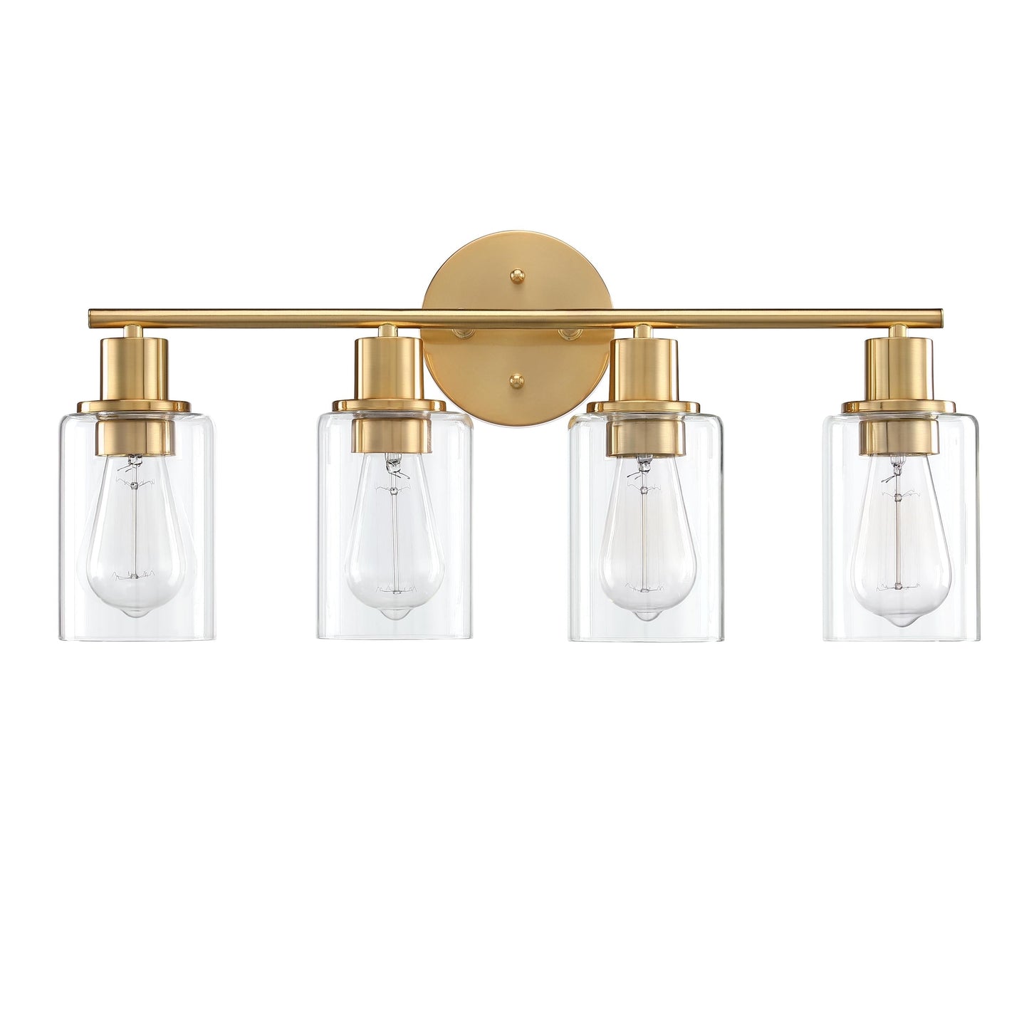4-Light Vintage Bathroom Vanity Lights